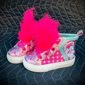 Toddler girl Troll hightop sneakers